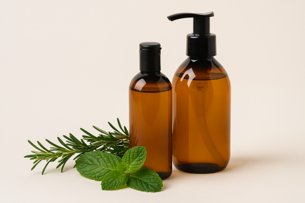 How-to-Properly-Take-Care-of-Your-Hair-Rosemary-Mint-Bottles-and-Herbs